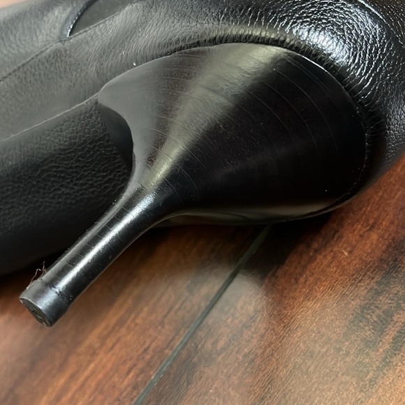 Narciso Rodriguez Leather Booties Shoes Pointed Toe sz 40 Quiet Luxury Old MOney - Picture 7 of 13